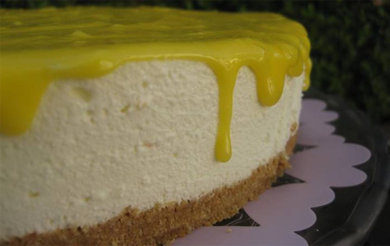 Cheesecake de Lima-Limão – tão bom e refrescante que desaparece num instante