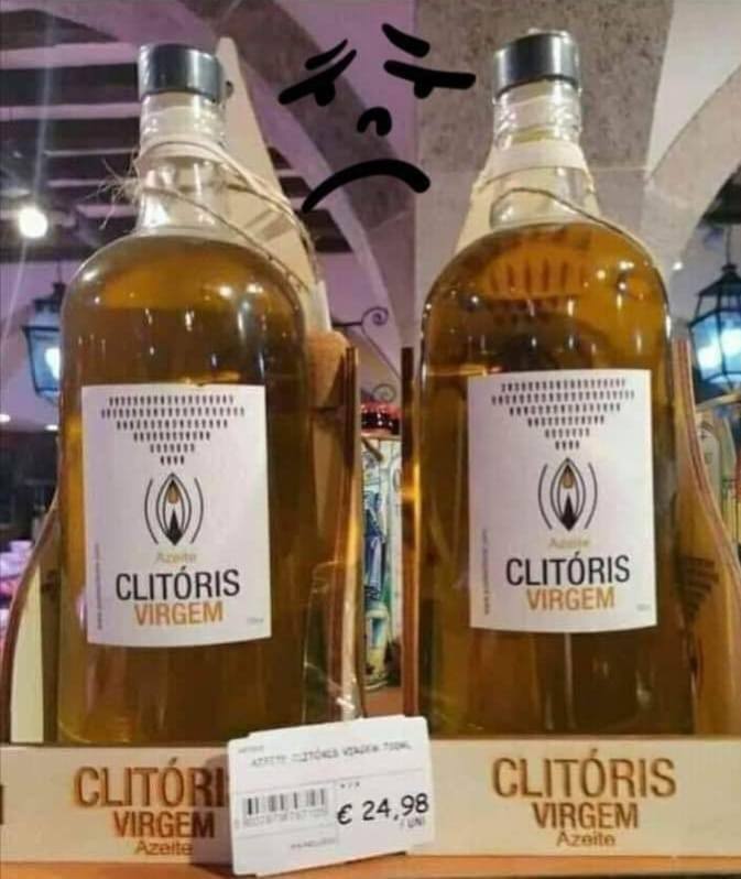 Azeite clitoris virgem. Uma sugestiva marca de azeite português quer conquistar a Europa.