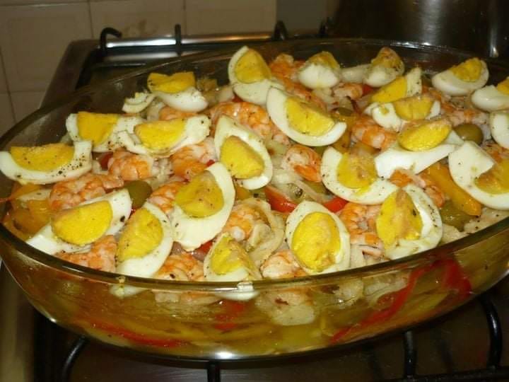 Bacalhau com Camarão