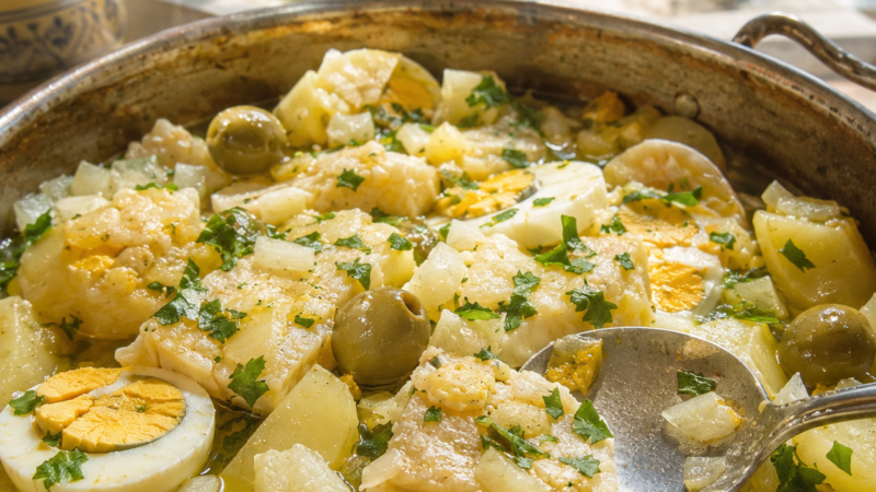 Bacalhau no tacho