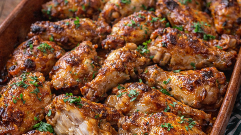 Asas de Frango no forno