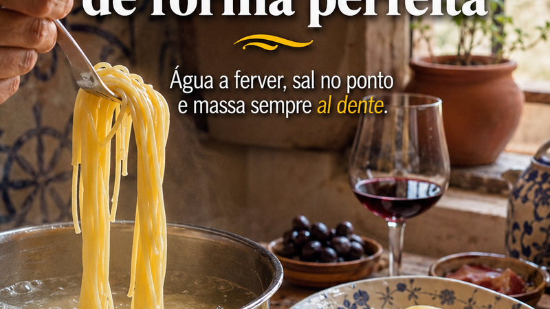 Como cozinhar Massa de forma perfeita