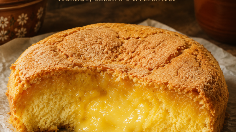 PÃO DE LÓ MOLHADINHO