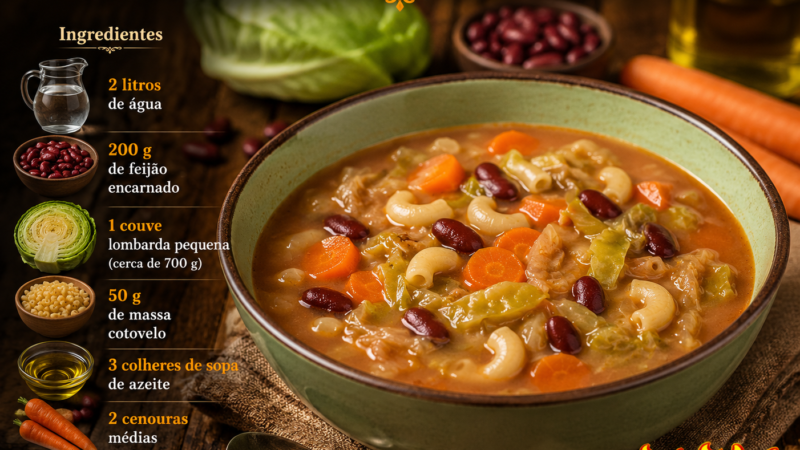Sopa de feijão encarnado
