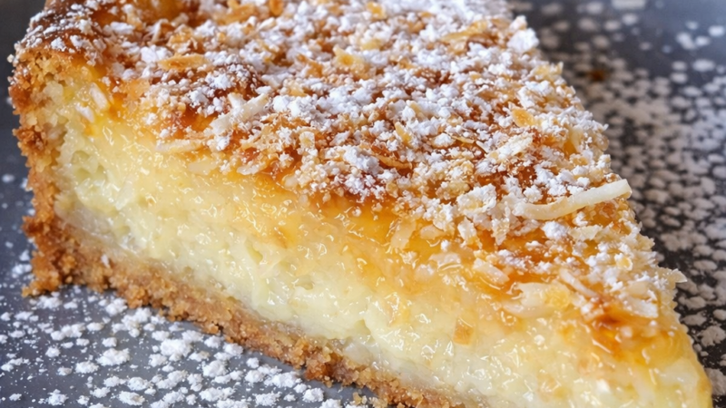 Tarte de Coco e Natas