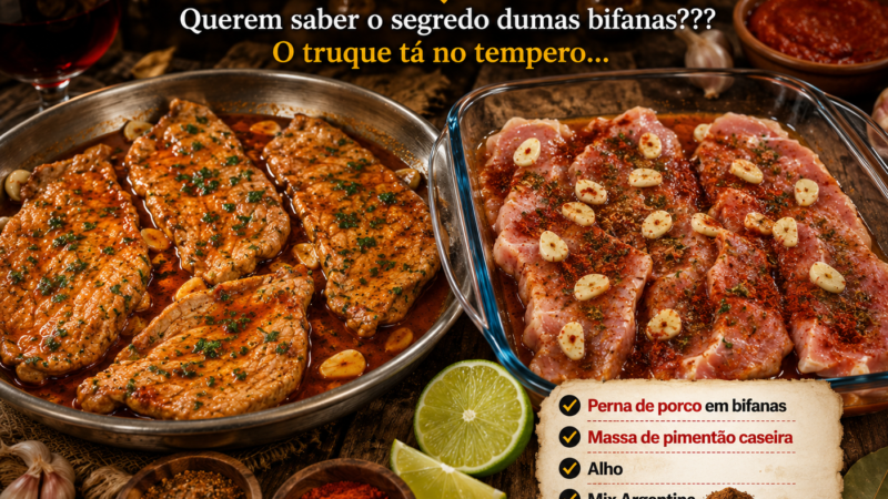 O meu tempero para bifanas