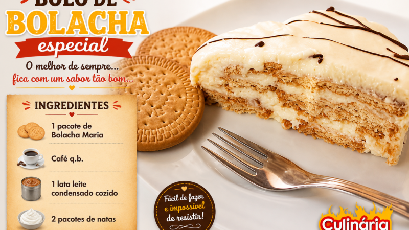 Bolo de bolacha especial