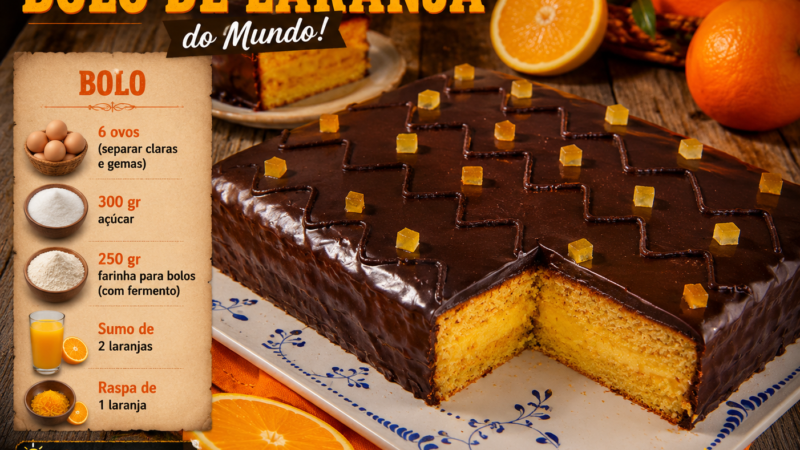 O melhor Bolo de Laranja do Mundo