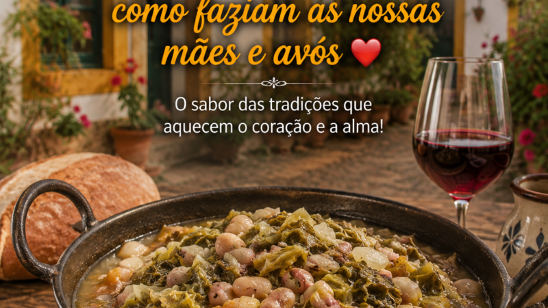 Sopa de Feijão com Couve
