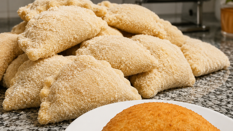 Aprenda a fazer estes deliciosos Rissóis de camarão