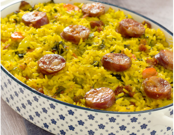 Arroz de pato com legumes