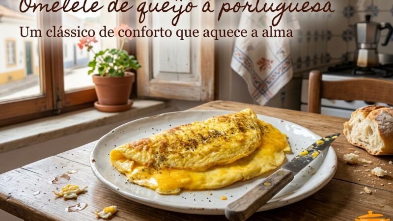 Omelete de queijo à portuguesa
