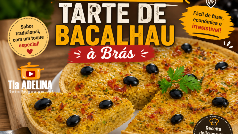 Tarte de Bacalhau à Brás