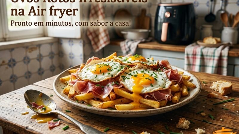 Receita de Ovos Rotos na Air fryer