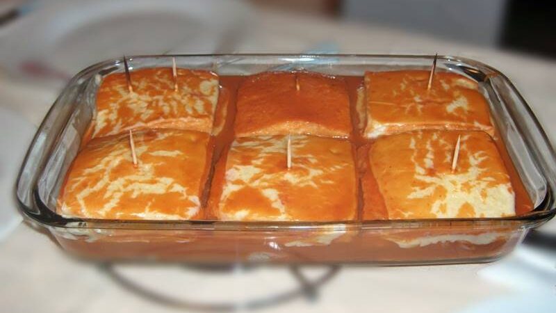 Francesinhas no pirex