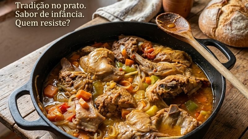 Receita de Coelho refogado