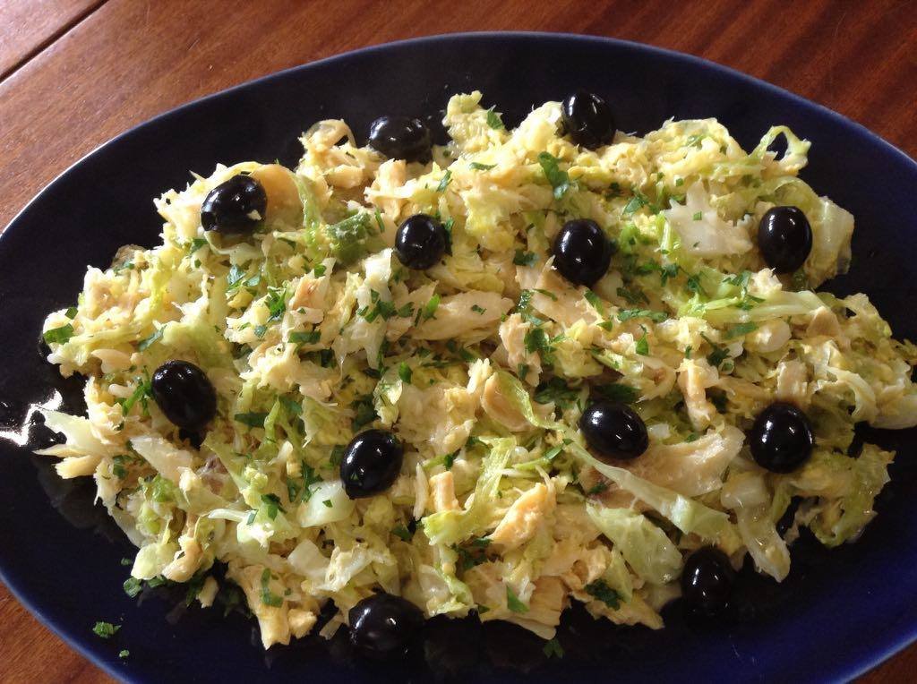 Bacalhau Br s Feito Com Couve Lombarda Bacalhau Br s Feito Com Couve Lombarda