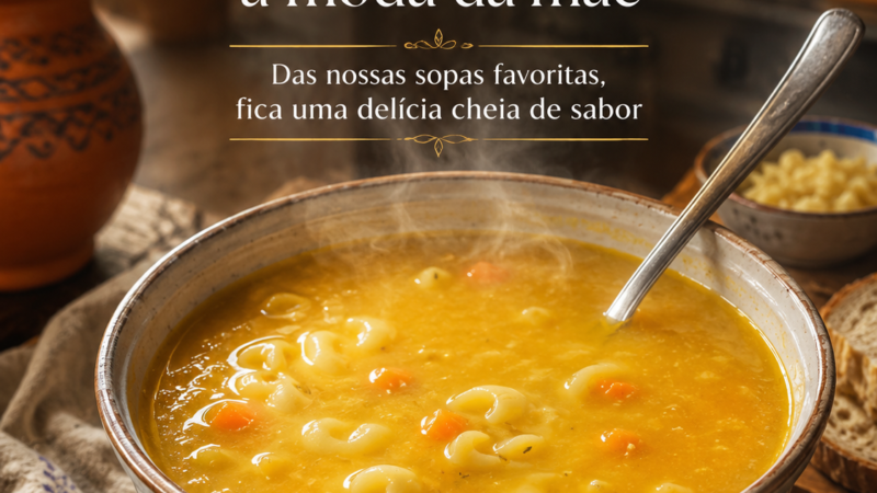 Sopa Juliana à moda da mãe