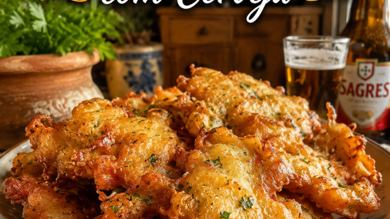 A melhor receita de Pataniscas com Cerveja