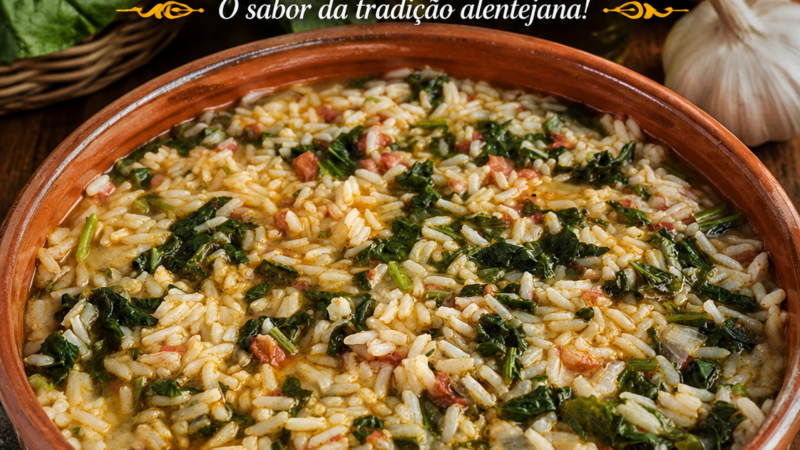 Arroz de Nabiças à Moda Alentejana