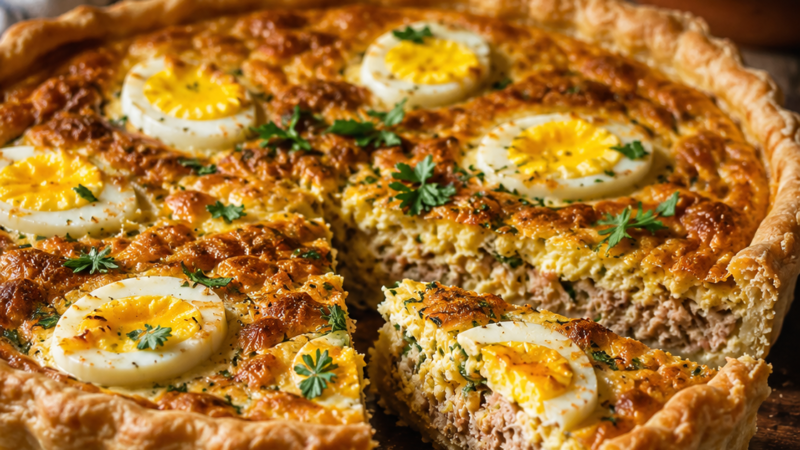 Quiche de atum deliciosa e fácil de preparar