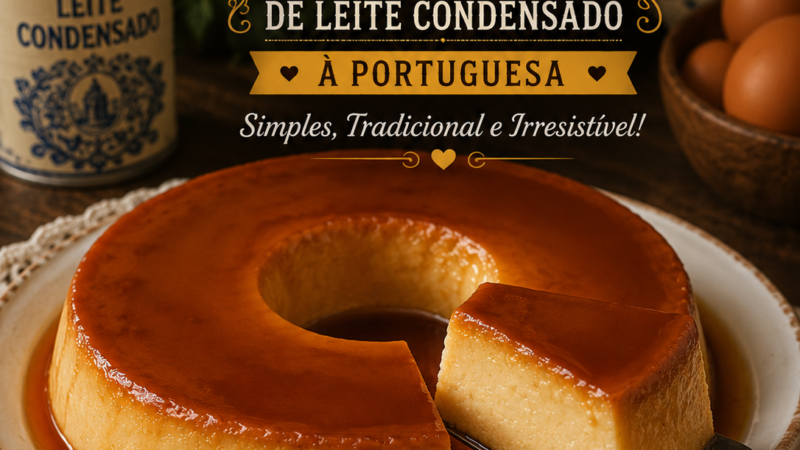 Pudim Cremoso de Leite Condensado à Portuguesa