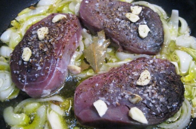 Bifes de Atum na Frigideira