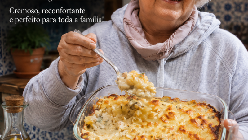 O Bacalhau com natas simples da minha Tia
