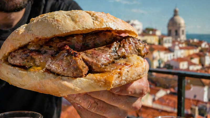 Receita de Prego XXL no Pão