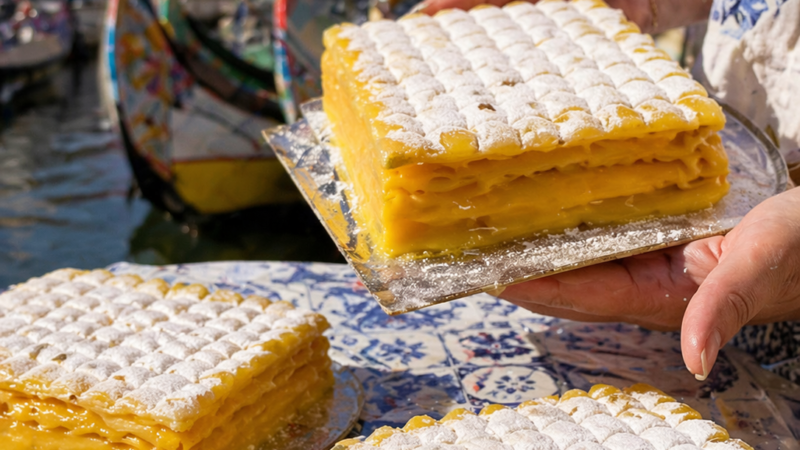 Encanastrado – É um bolo característico da região de Aveiro. Divinal!