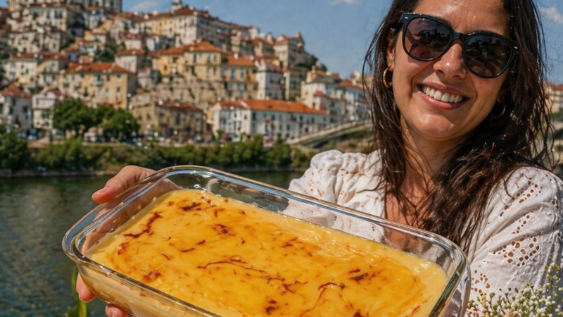 Receita de Leite Creme na Travessa