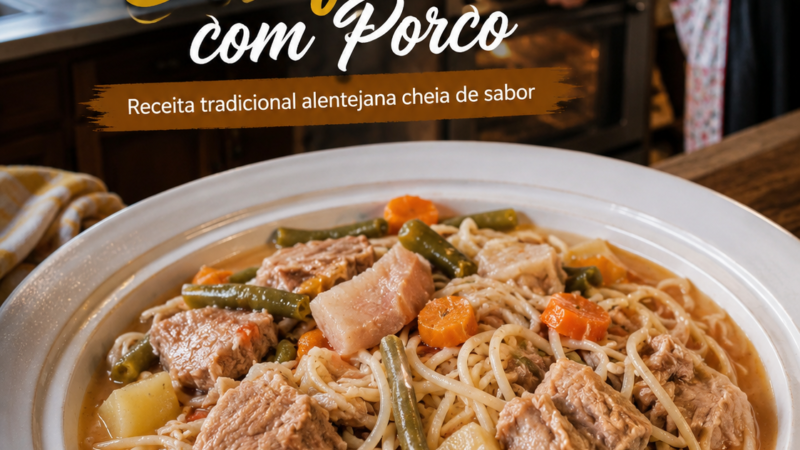 Esparguete Estufado com Porco – Sabor de Tacho!