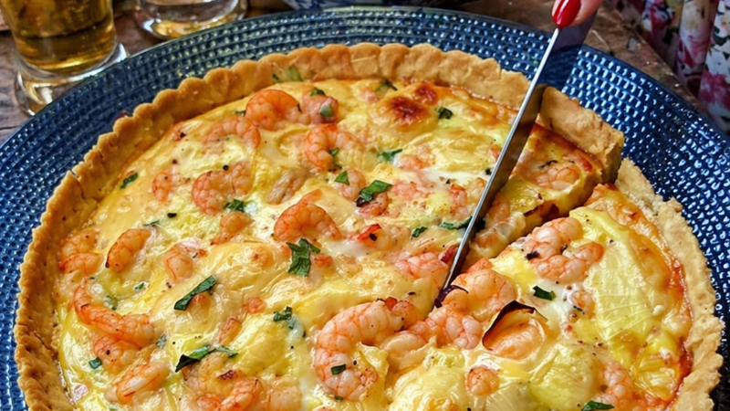 Quiche de Camarão – O Segredo Para Impressionar Todos à Mesa!
