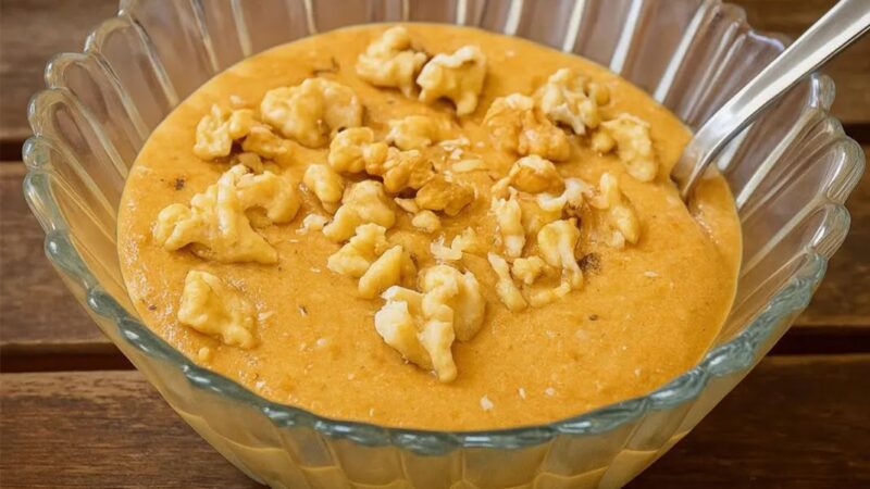 Baba de Camelo com Nozes