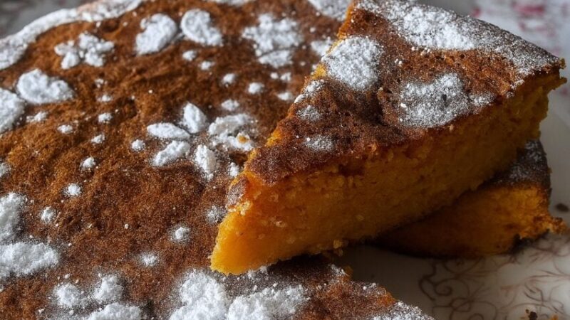 Bolo de Cenoura e Amêndoa Conventual