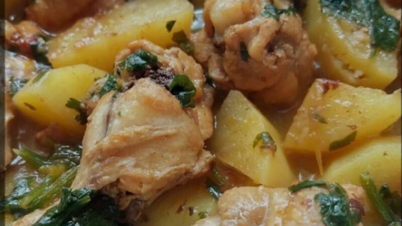 Frango do Campo Guisado com Batata