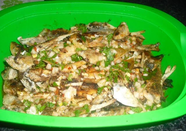 Chicharros com Molho Verde