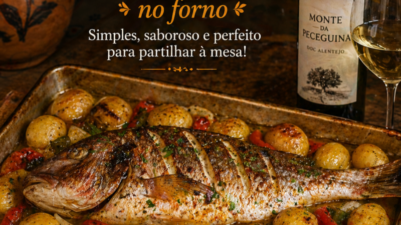Pargo com Batatinhas no forno