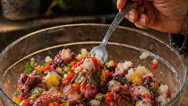 Polvo ao Vinagrete – Frescura e Sabor do Mar