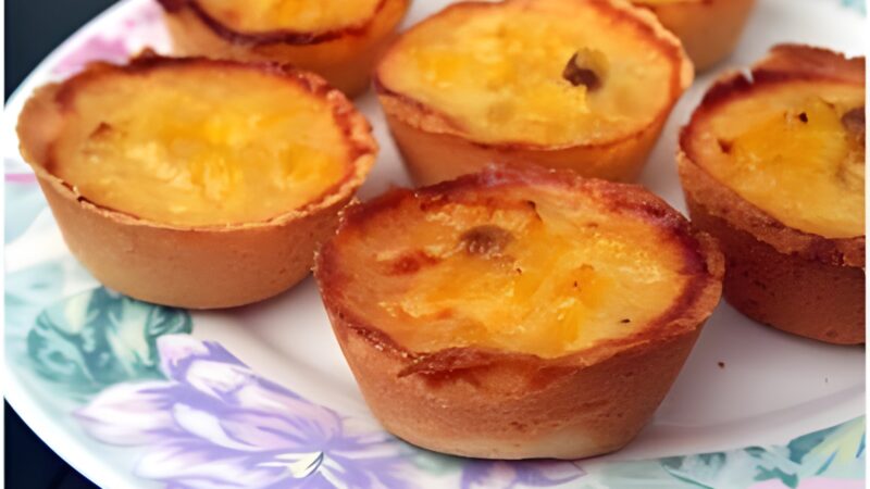 Queijadas de Ananás  em 15 min