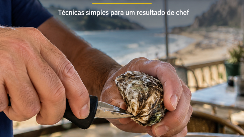O SEGREDO PARA ABRIR E PREPARAR OSTRAS PERFEITAS