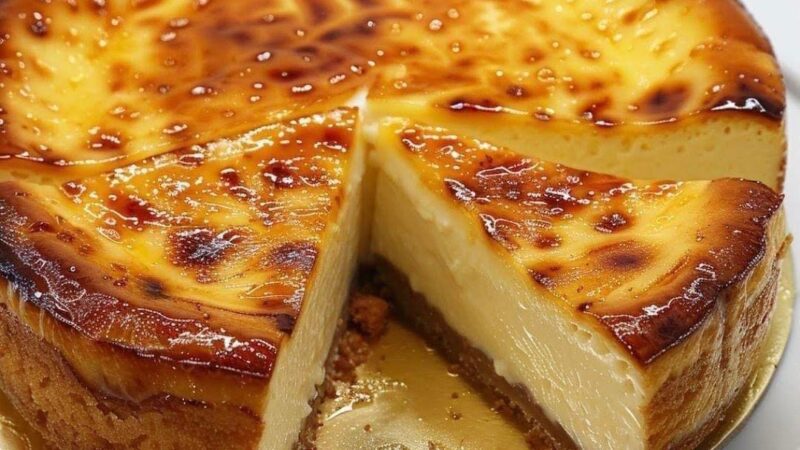 Cheesecake de créme para o Natal