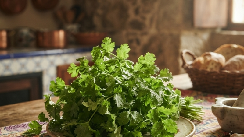 O SEGREDO DOS COENTROS PERFEITOS PARA A AÇORDA