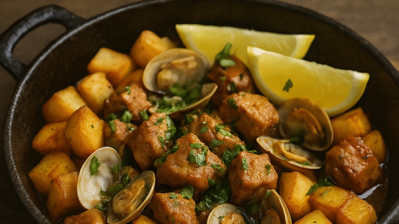 Carne de Porco à Alentejana — A Receita da Casa da Avó