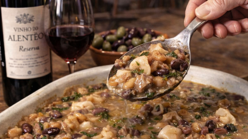 FEIJOADA DE MARISCO E LULAS