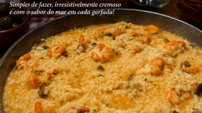🍤 Risoto de Camarão