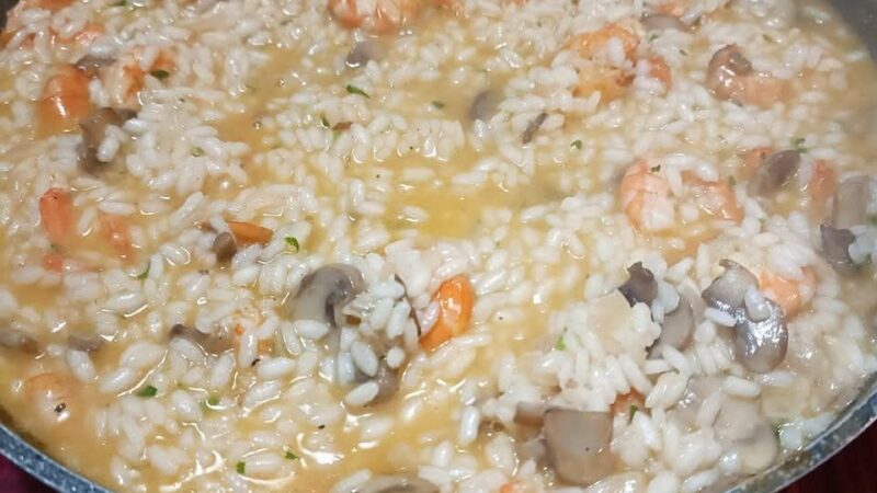 🍤 Risoto de Camarão