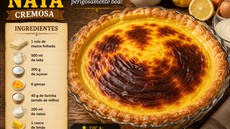 TARTE DE NATA — FÁCIL, RÁPIDA E PERIGOSAMENTE BOA