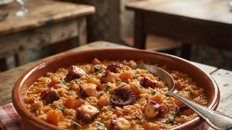 RECEITA DE ARROZ DE POLVO