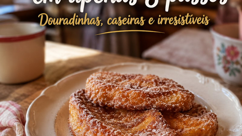 Rabanadas em apenas 8 passos